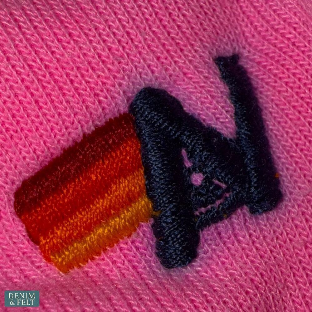 Aviator Nation Pink 5 Stripe Classic Sweat Shorts Neon Rainbow Soft Lounge XL - Picture 10 of 14